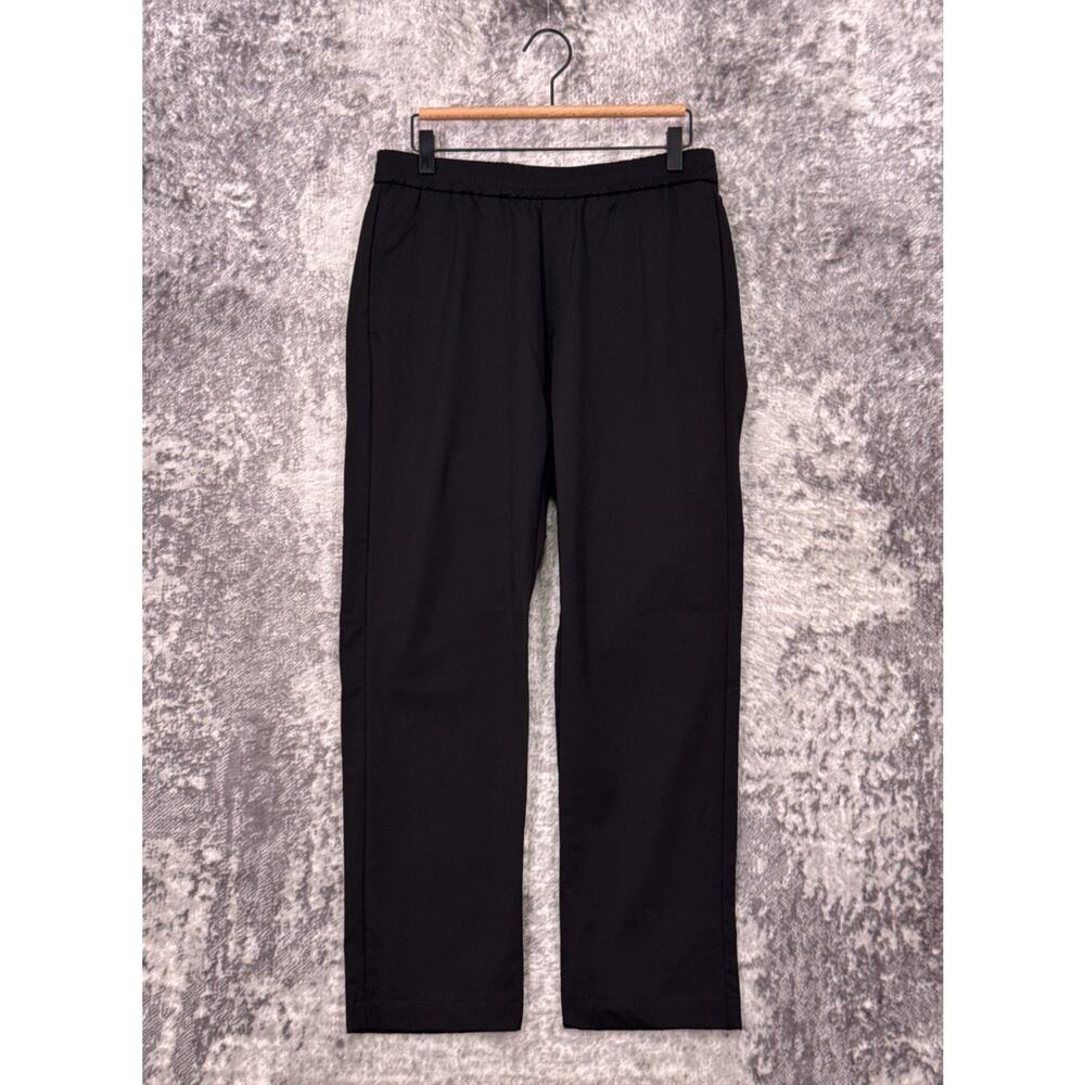 Barena Venezia Pants Medium Mens Black Wool Stretch Waist Straight Trouser